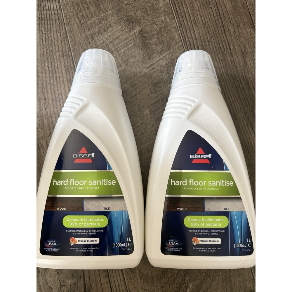 Bissell HARD FLOOR Wood Ceramic Vinyl SANITIZE for CROSSWAVE & SPINWAVE Orange